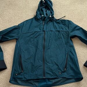 REI hooded full zip wind breaker